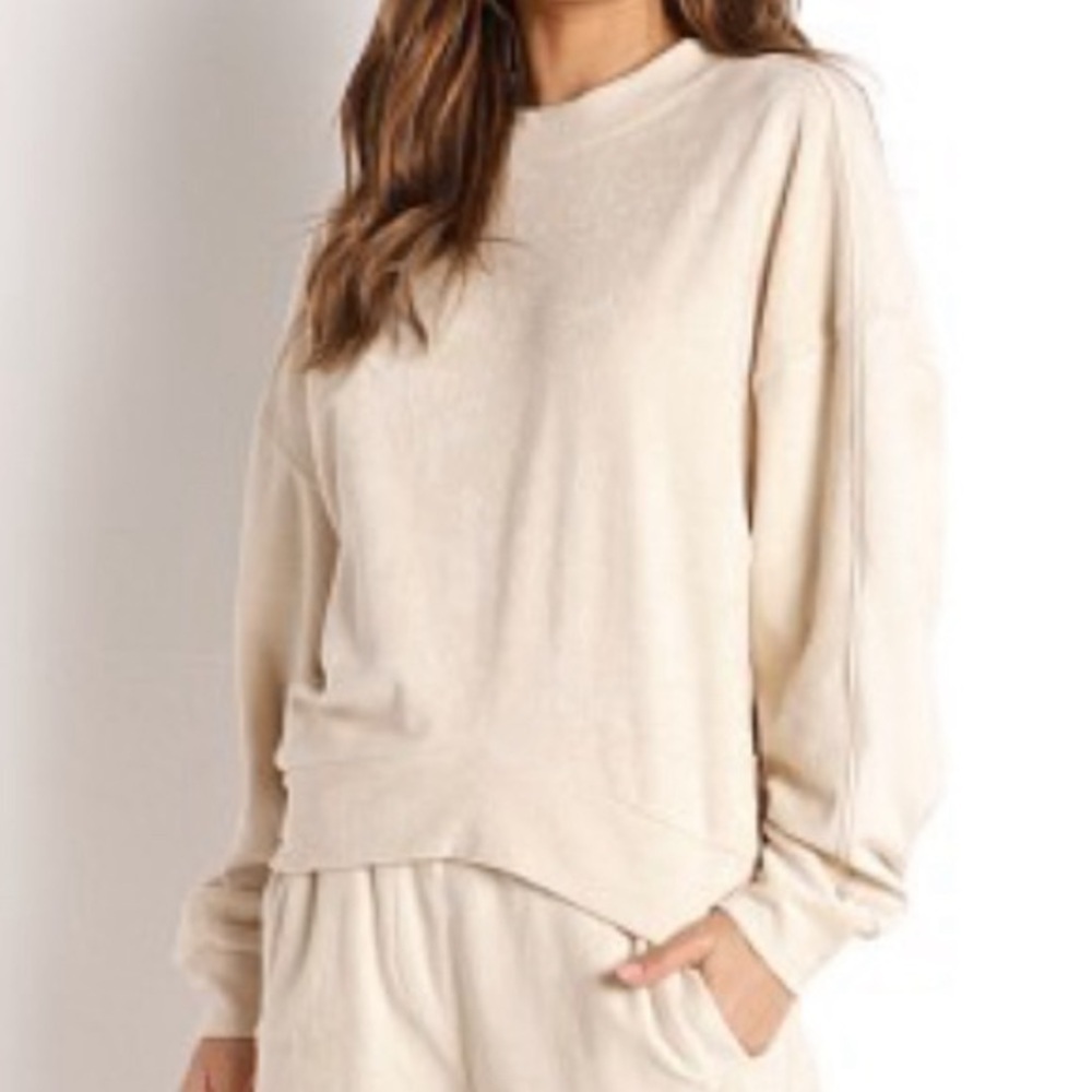 Varley NWT Lyle Top Sandshell Size S